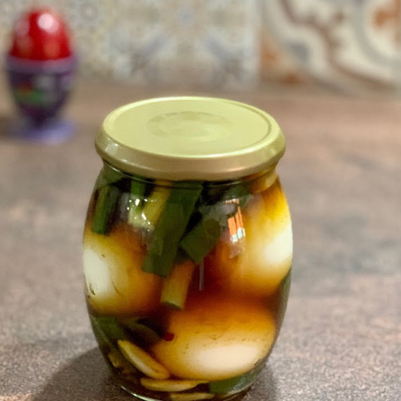 Pickled Eggs with Jalapenos