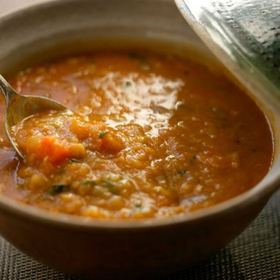 Red Lentil Soup with Lemon