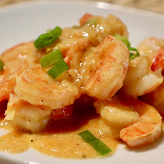 shrimp with coconut milk sauce