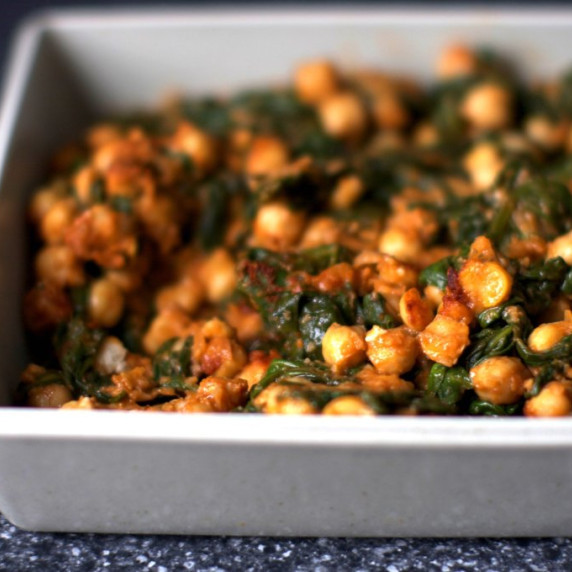 Spinach and Chickpeas