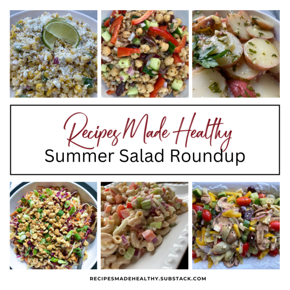 Collection of six summer recipes.