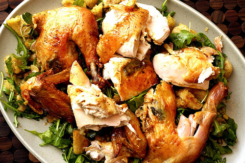 Zuni Cafe’s Roasted Chicken + Bread Salad